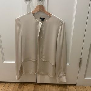 Theory silk blouse.